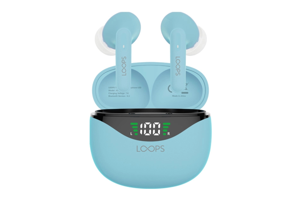 Earphone Bluetooth Loops Tws Led X Sky Erablue Id