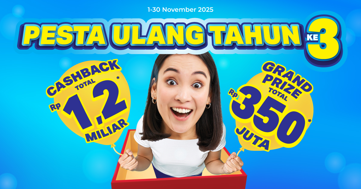 Promo Eksklusif Bulan November, Total Hadiah hingga Rp1,5 Miliar!