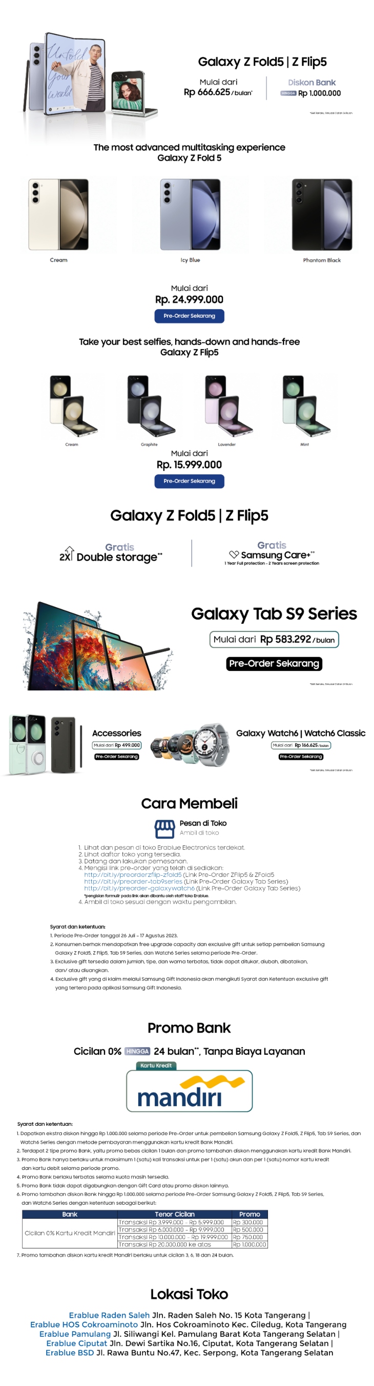 GALAXY LAUNCH PACK - PRE-ORDER SAMSUNG SEKARANG JUGA GALAXY LAUNCH PACK - PRE-ORDER SAMSUNG SEKARANG JUGA