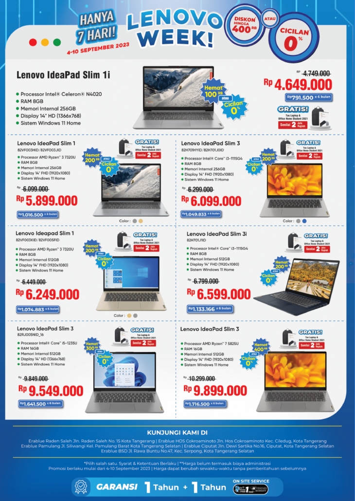 Beli Laptop Lenovo, Dapatkan Hadiah Hingga Rp40 Juta! | erablue.id