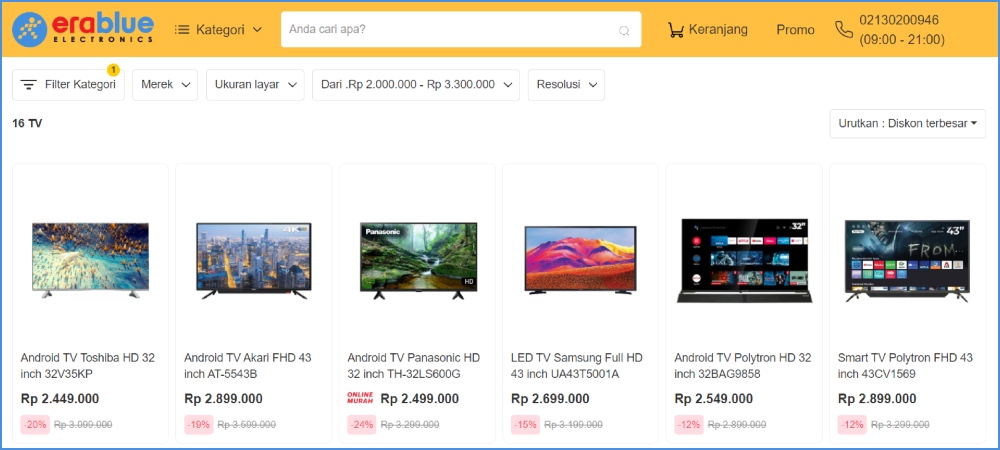 Anda mau belanja elektronik tanpa ribet? Erablue solusinya!