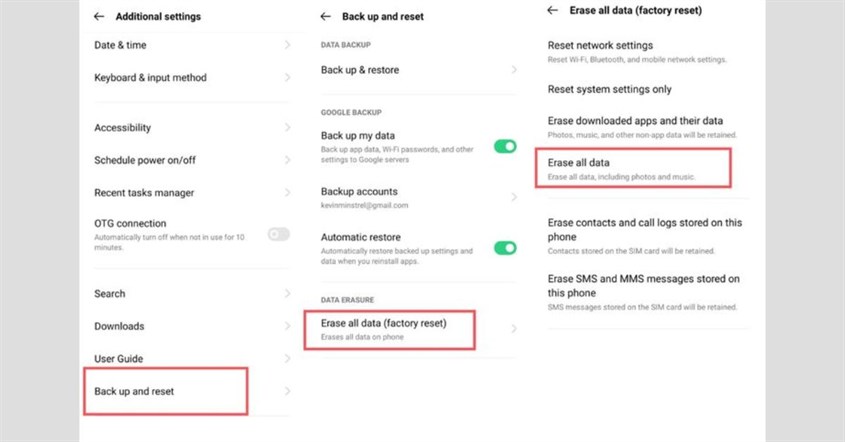 Reset Pengaturan Jaringan