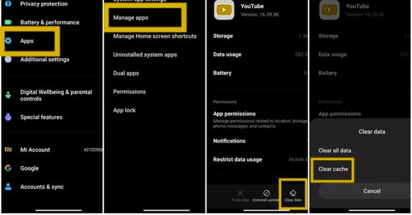 Bersihkan Cache Sistem