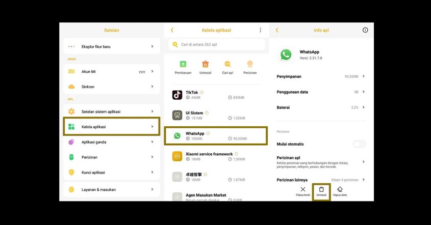 Beberapa cara membersihkan sampah di hp OPPO, ada juga yang tanpa aplikasi.