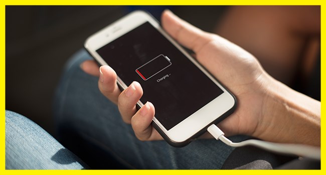 Baterai kembung memiliki potensi untuk meledak Baterai kembung memiliki potensi untuk meledak