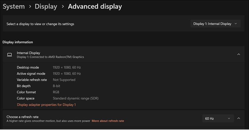 Cara Cek VGA Laptop Lewat Menu Settings