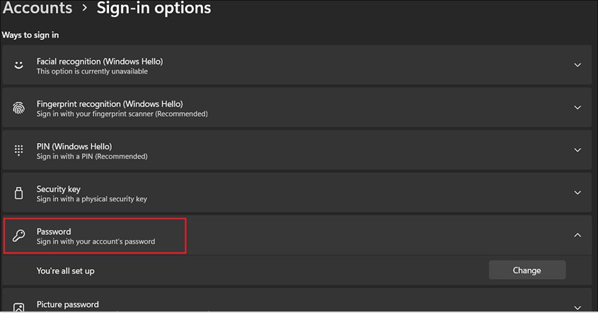 Cara Ganti Password Laptop Windows Lewat Pengaturan