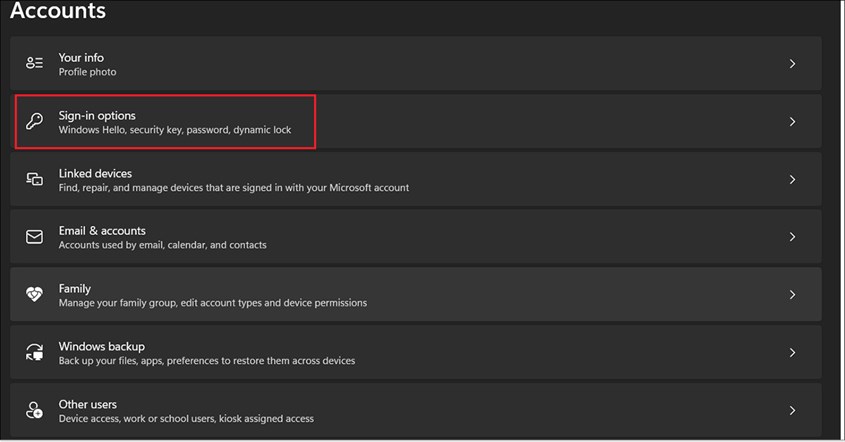 Cara Ganti Password Laptop Windows via Menu Sign-in
