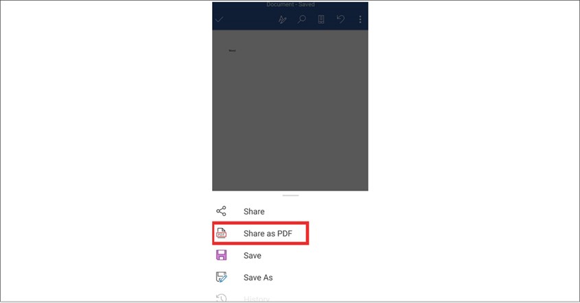 Membuat PDF di HP dengan Microsoft Word