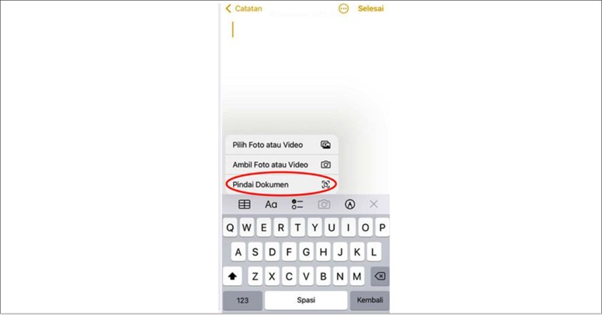 Membuat PDF di HP dengan Scan iPhone