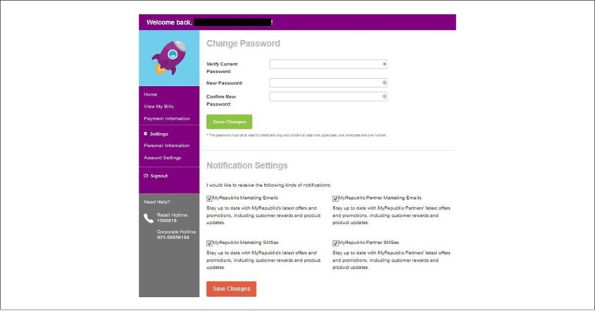 Cara Mengganti Password WiFi MyRepublic di HP