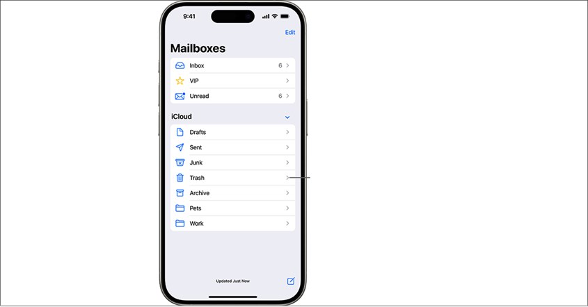 Cara Hapus Email di iPhone Lewat Menu Mail