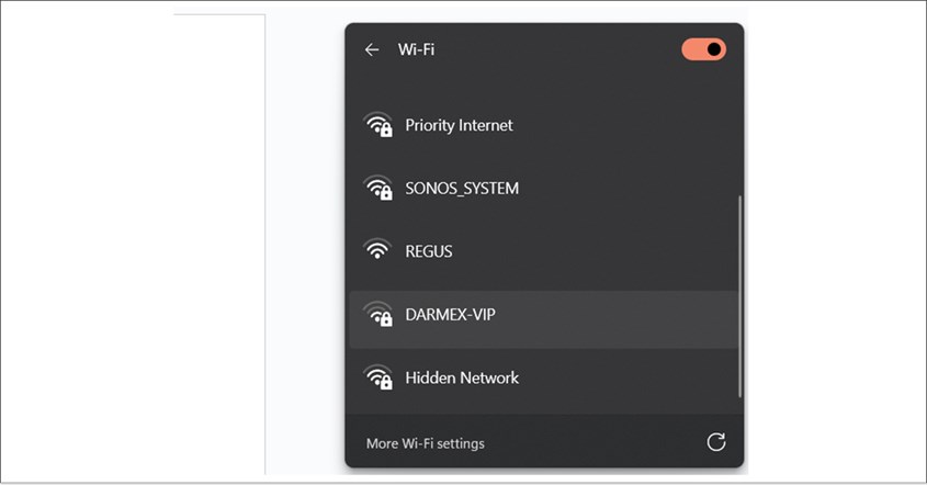 Cara Menyalakan WiFi Laptop dengan Quick Settings