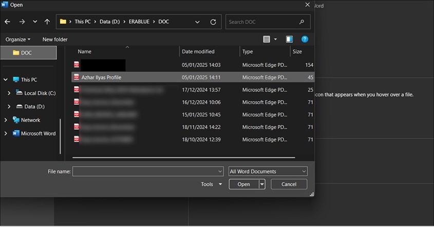 Cara Mengubah PDF ke Word di Laptop dengan Microsoft Word