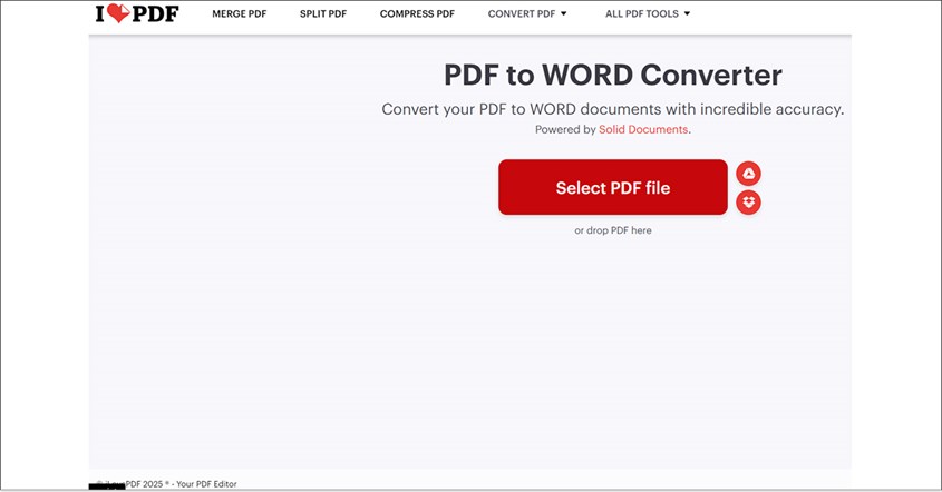 Cara Mengubah PDF ke Word di Laptop Tanpa Aplikasi via iLovePDF