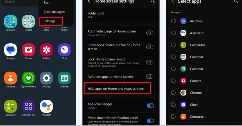 Cara Menyembunyikan Aplikasi di HP Samsung Tanpa Aplikasi