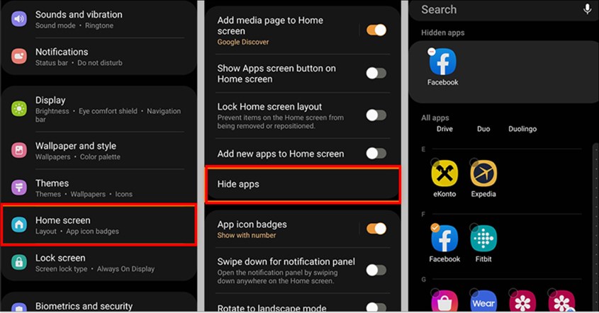 Cara Menyembunyikan Aplikasi di HP Samsung Lewat Pengaturan