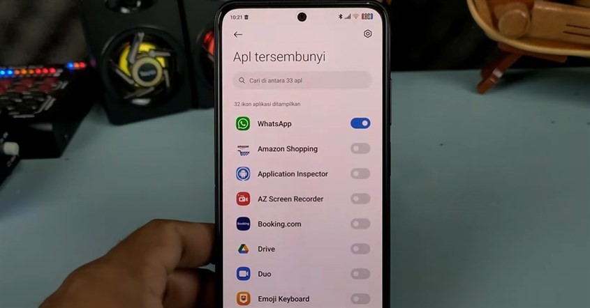 Menyembunyikan Aplikasi Lewat Setelan di MIUI
