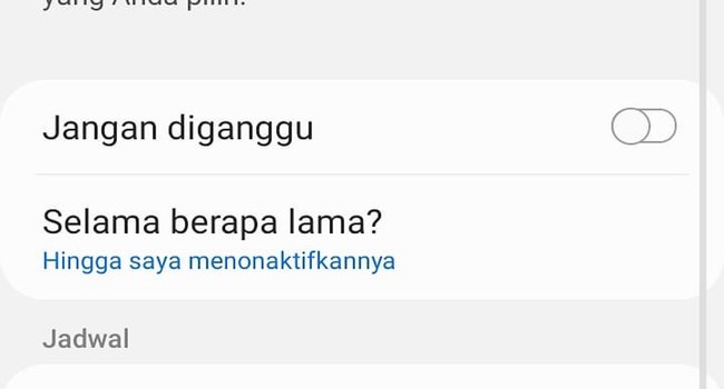 Cara Mengaktifkan Mode DND di Android