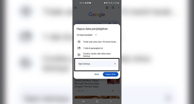 Cara Menghapus Cache Google Chrome -4