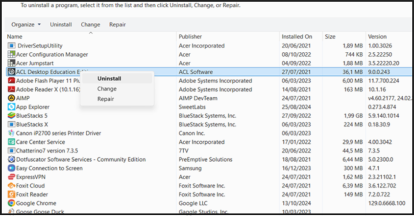 Cara Mengosongkan RAM dengan Uninstall Program-2