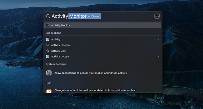 Cek RAM Lewat Menu Activity Monitor -2