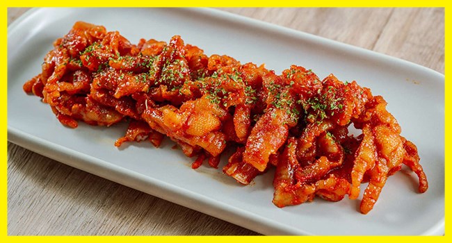 Ceker mercon menghadirkan rasa pedas Ceker mercon menghadirkan rasa pedas