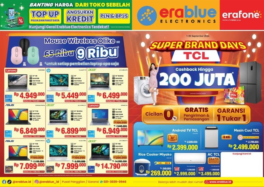 Super Brand Day TCL September Ceria