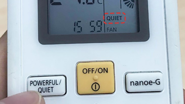 Mode Powerful dan Quiet Remote AC Panasonic Mode Powerful dan Quiet Remote AC Panasonic