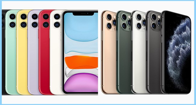 Perbedaan variasi warna iPhone 11 dan 11 Pro Perbedaan variasi warna iPhone 11 dan 11 Pro