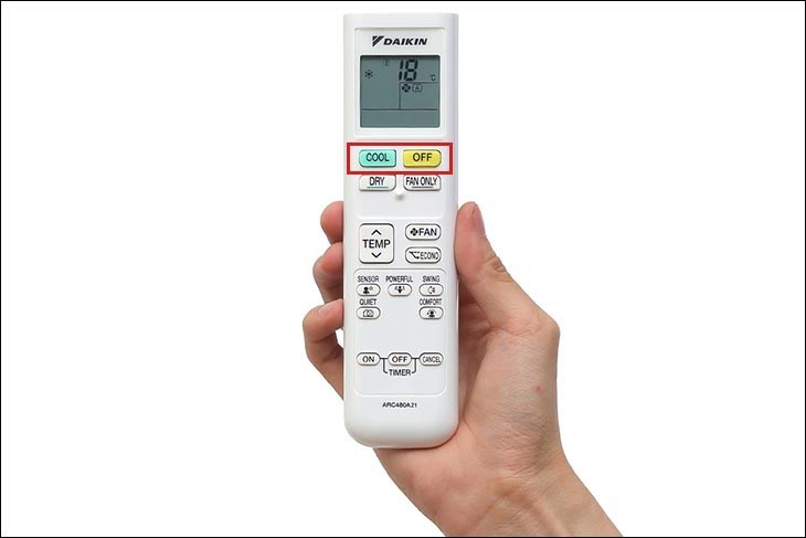 Remote AC Daikin model baru Remote AC Daikin model baru