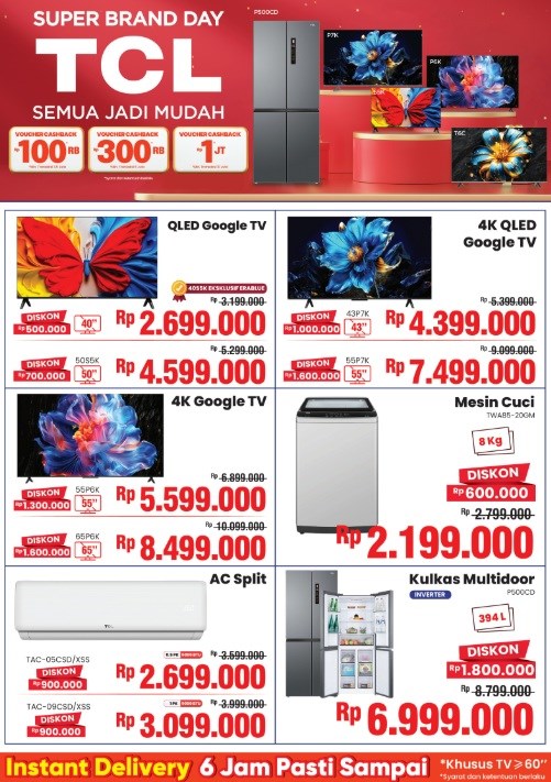 Dapatkan Produk TCL Terbaik dengan Harga Eksklusif Dapatkan Produk TCL Terbaik dengan Harga Eksklusif