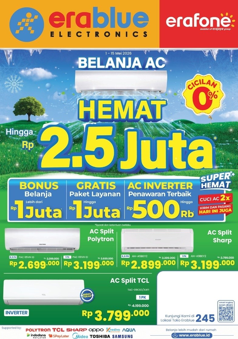 Promo Belanja AC di Erablue