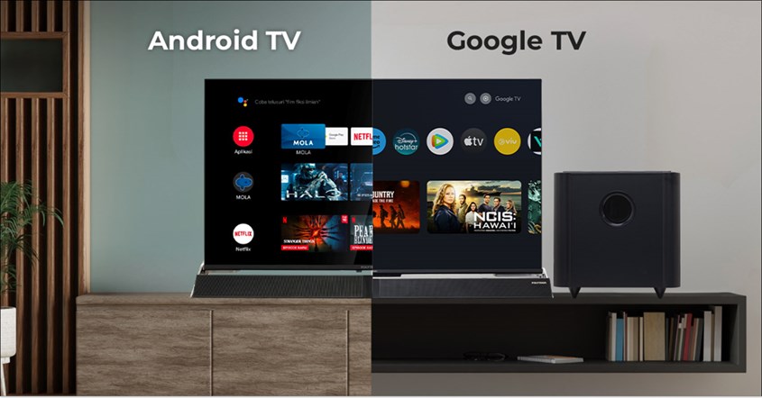 Perbedaan Android TV dan Google TV Perbedaan Android TV dan Google TV