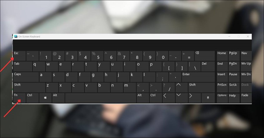 cara buka keyboard terkunci laptop Lenovo
