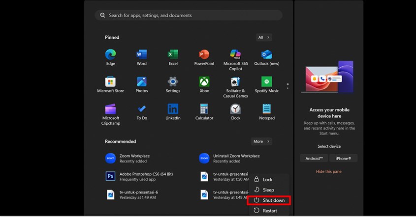 Cara Mematikan Laptop Acer dengan Mouse Cara Mematikan Laptop Acer dengan Mouse