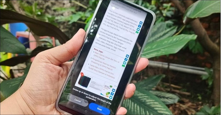 Cara Screenshot HP OPPO