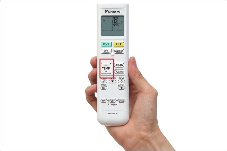 Cara atur suhu remote AC Daikin model baru Cara atur suhu remote AC Daikin model baru