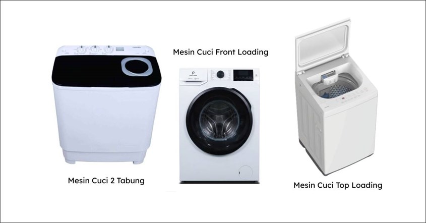 Jenis mesin cuci populer