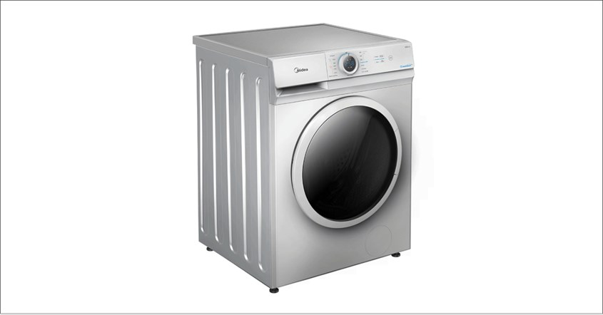 Mesin Cuci Front Loading Midea Inverter 8.5 kg mampu mensterilkan kain sekaligus membersihkan tabung