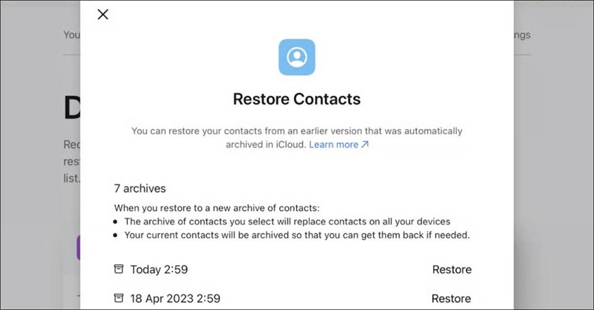 Cara Pulihkan Kontak WA Lewat iCloud.com