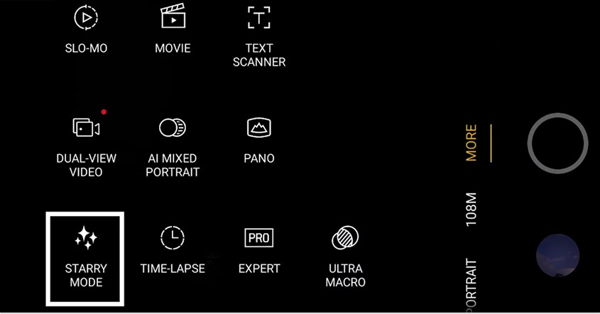 Cara Menggunakan Starry Mode di HP realme Cara Menggunakan Starry Mode di HP realme