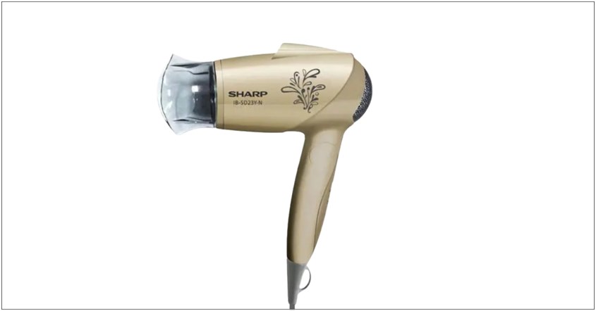 rekomendasi hair dryer low watt, Sharp IB-SD23Y-N rekomendasi hair dryer low watt, Sharp IB-SD23Y-N