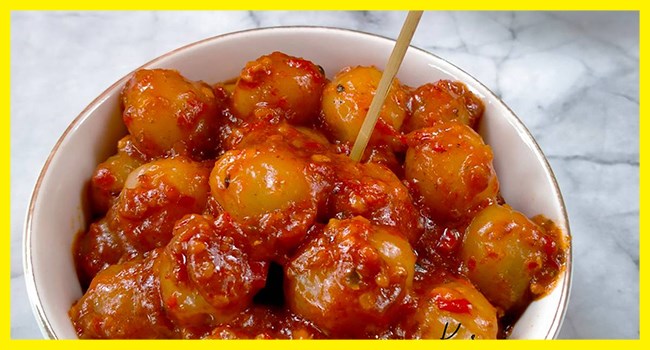 Resep Cilok Saus Kacang