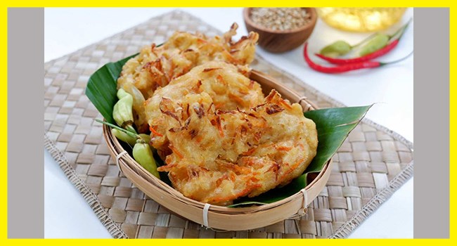 bakwan sayur camilan favorit orang Indonesia