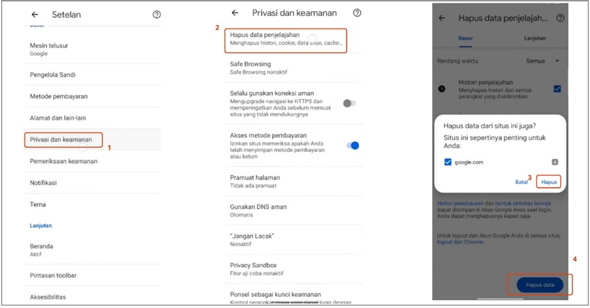 cara menghilangkan iklan, salah satunya dengan reset pengaturan browser