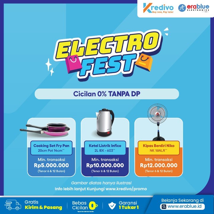 Kredivo Electro Fest Erablue Electronics Kredivo Electro Fest Erablue Electronics