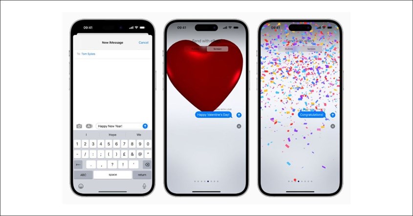 Fitur Efek Pesan dan Animasi Fitur Efek Pesan dan Animasi