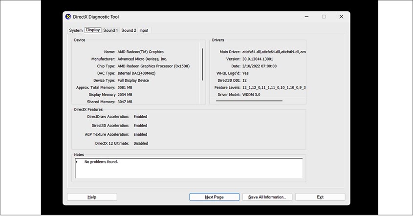 Cara Cek VGA Laptop dengan DxDiag Windows