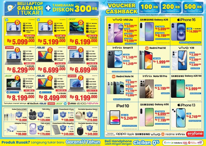 Promo Elektronik di Erablue Promo Elektronik di Erablue